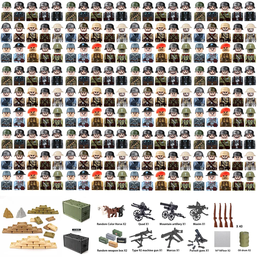 USA UK WWII Military Building  - огляд і ціна Lego Set Technic
