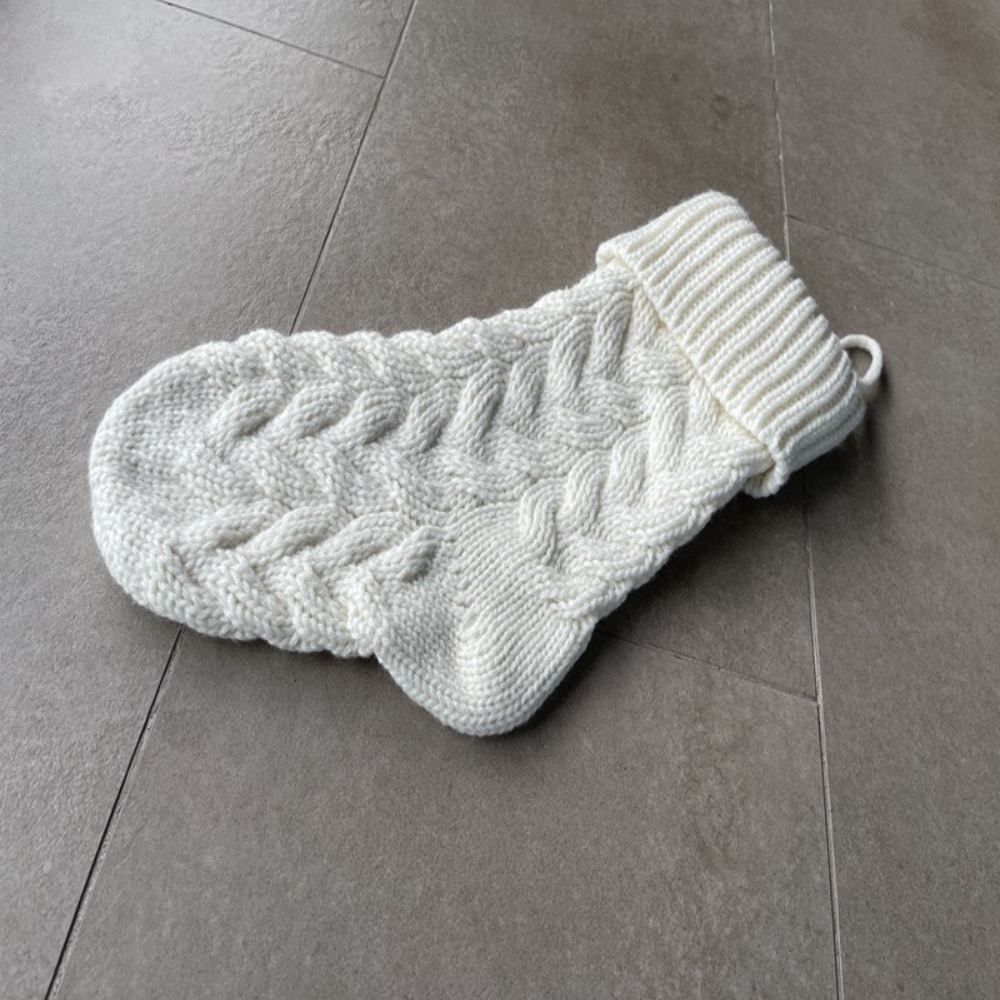 Knitted Christmas Sockings Flu - огляд і ціна Christmas Stocking Hanging