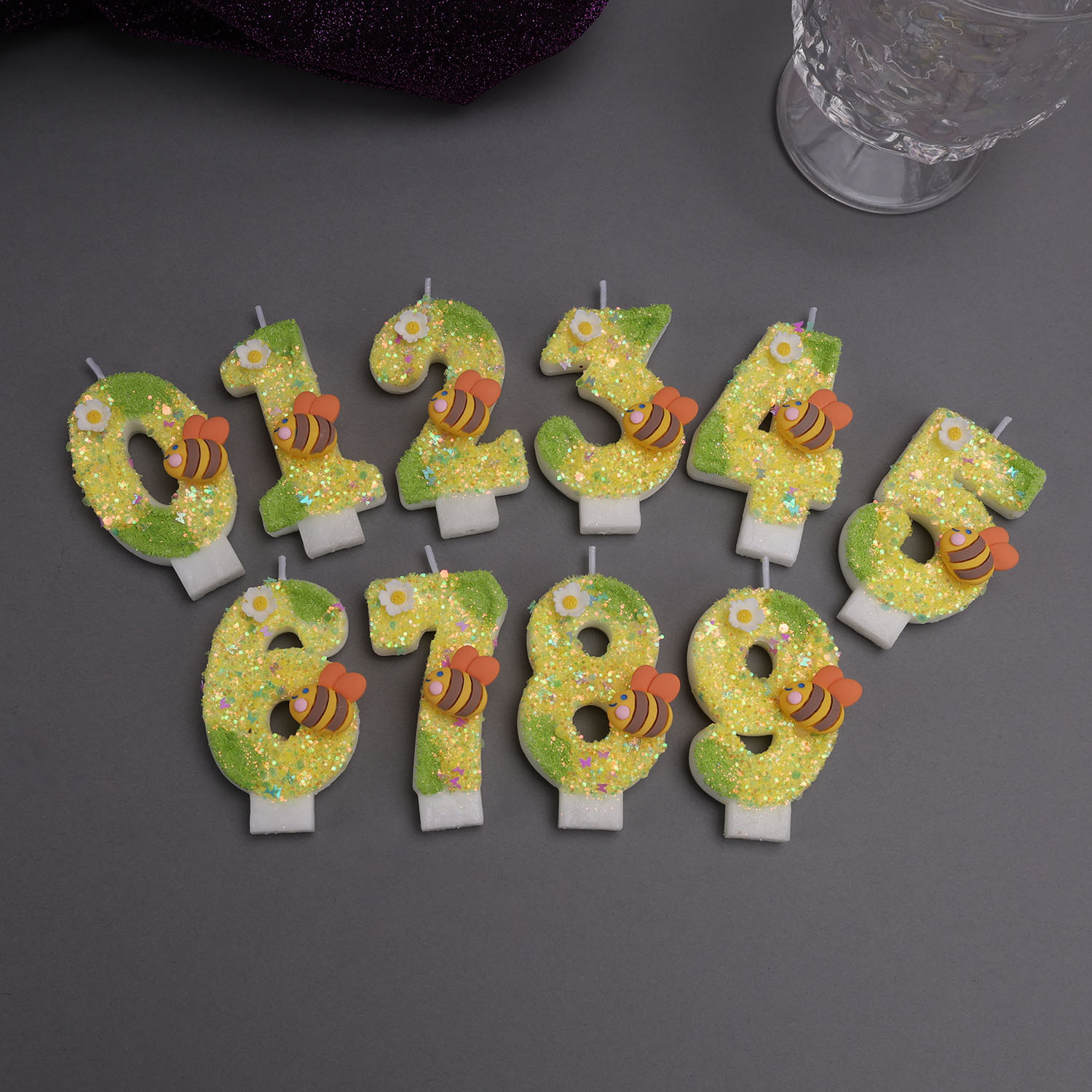 Yellow-Green Digital Candles,  - огляд і ціна Holiday Candle Set