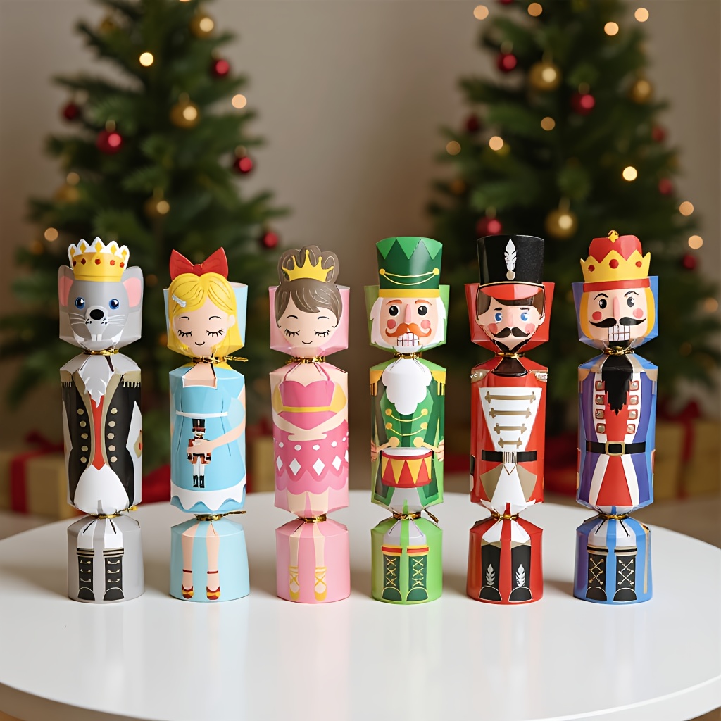 24Pcs Christmas Cracker Nutcra - огляд і ціна Nutcracker Figurine
