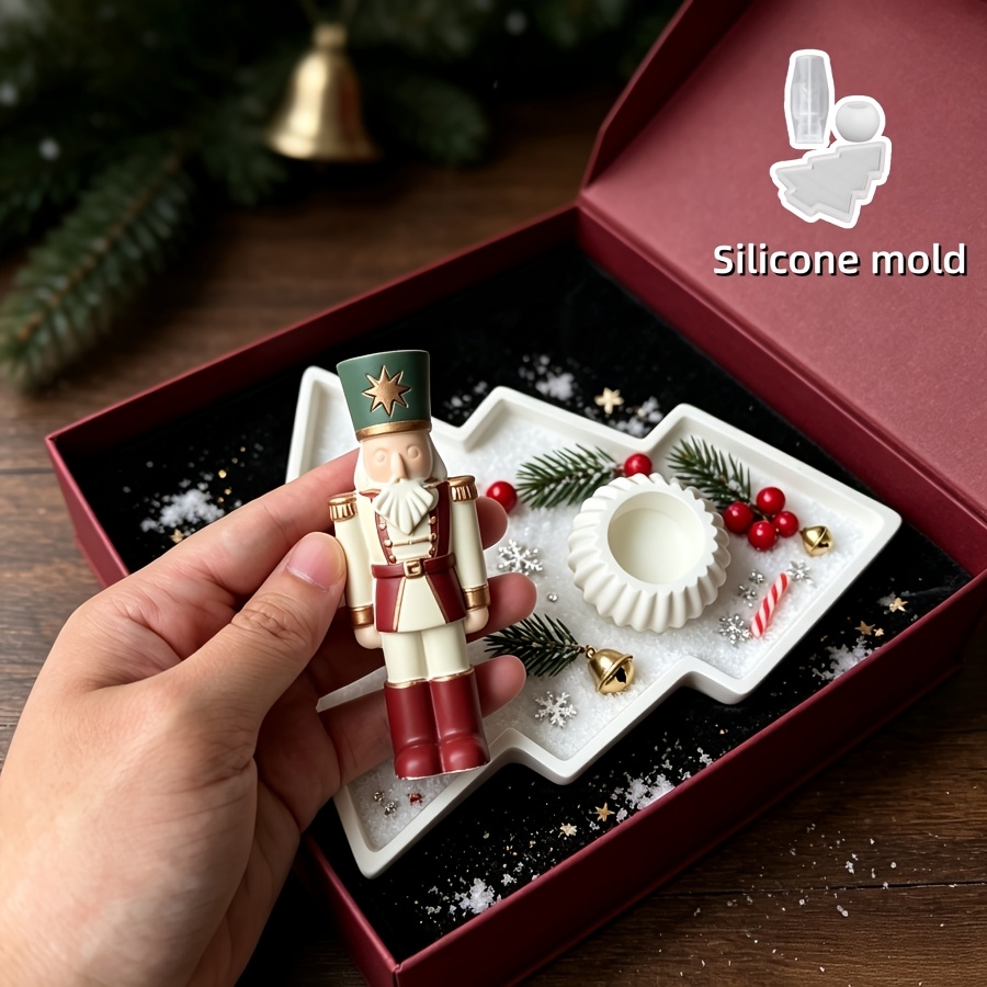 3pcs Nutcracker Soldier Spheri - огляд і ціна Nutcracker Figurine