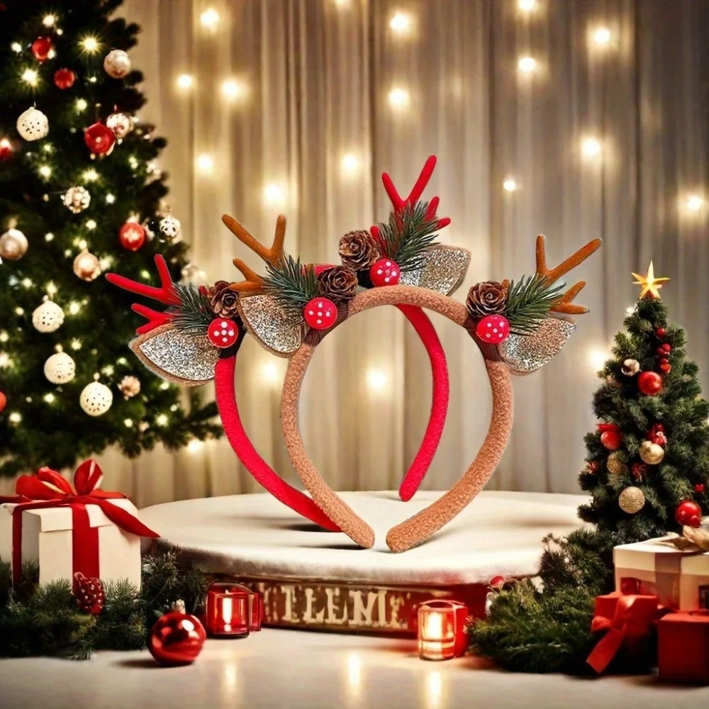 1Pc Christmas Headbands Christ - огляд і ціна Reindeer Antlers Headband