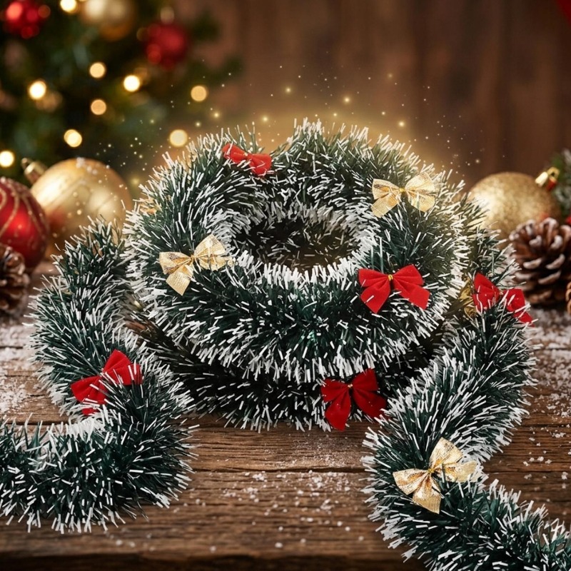 20/2m Christmas Tinsel Garland - огляд і ціна Tinsel Garland Decoration