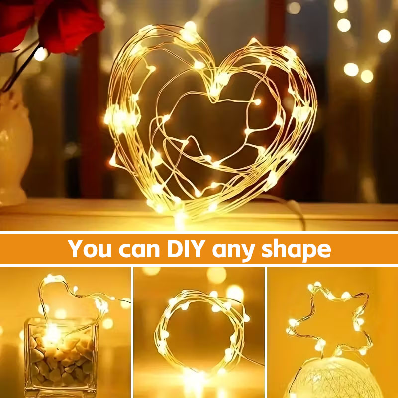 LED fairy lights, battery-powe - огляд і ціна Led Fairy String Lights