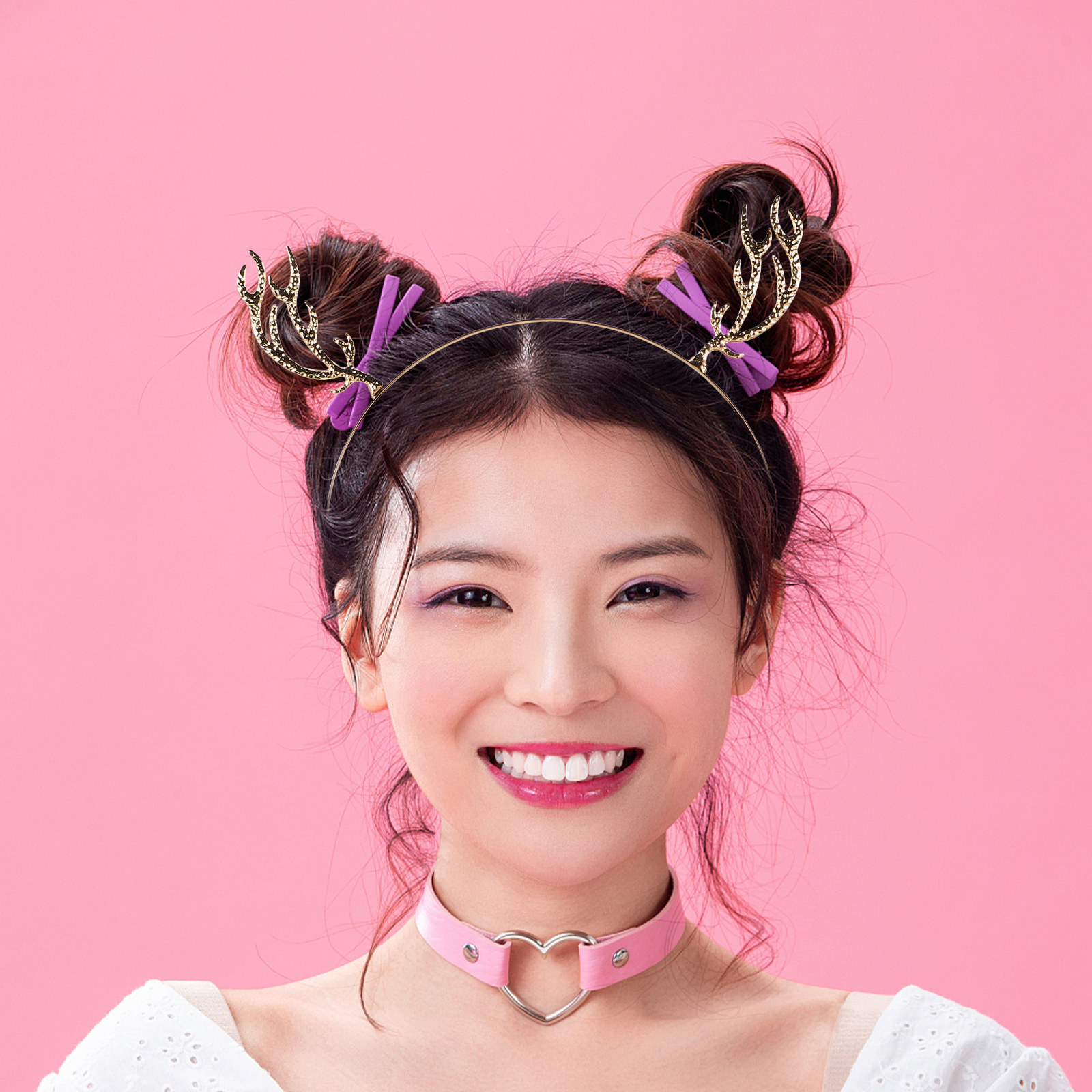 Metal Rhinestone Hair Hoop Ant - огляд і ціна Reindeer Antlers Headband